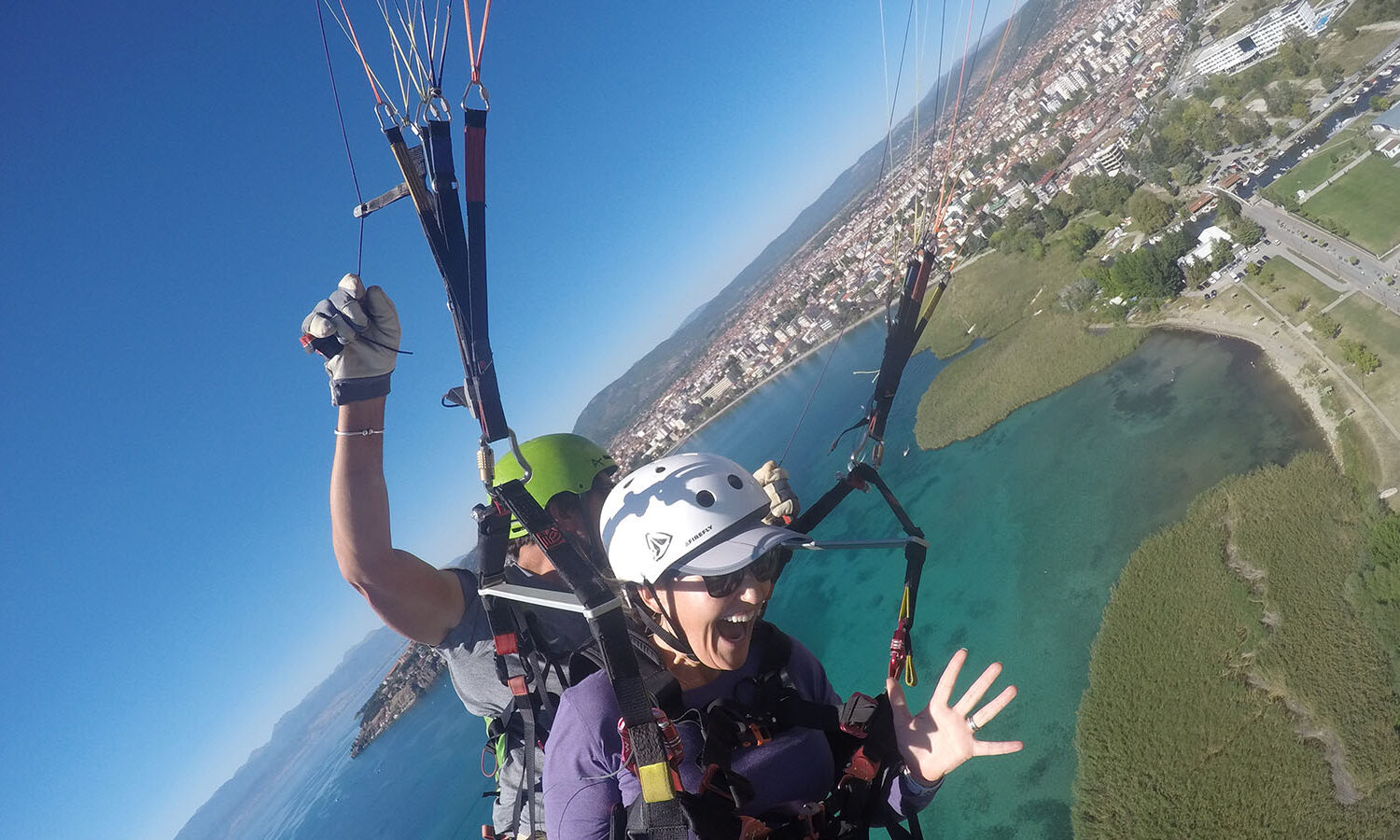 Flying above Ohrid-Acro