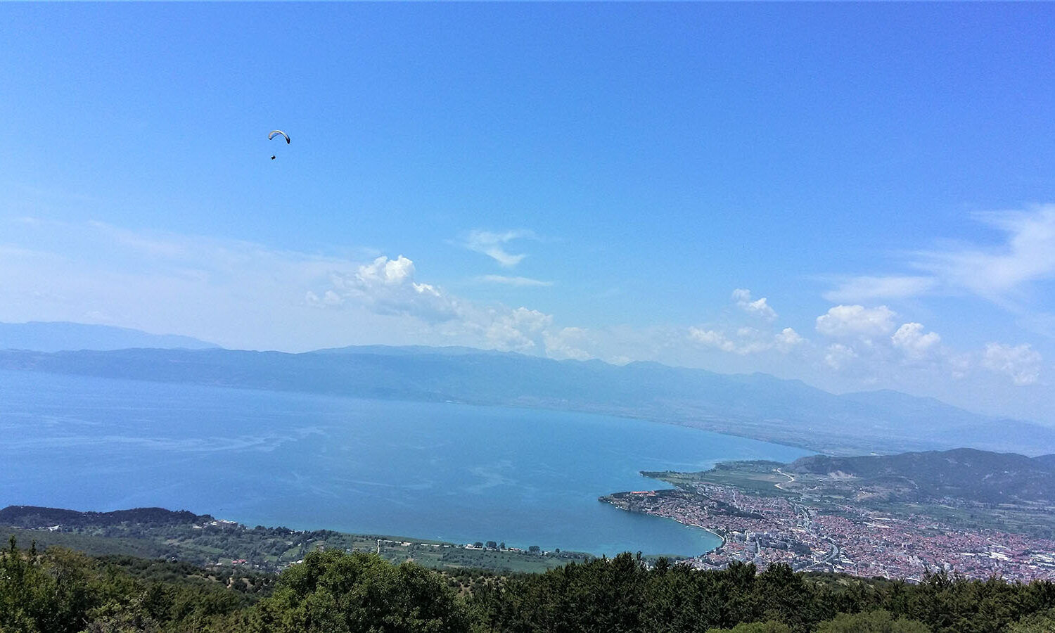 View from Highest Paragliding Take-off Krstec