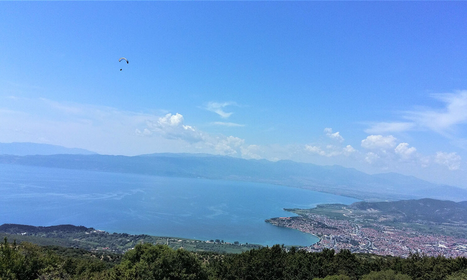 View from Highest Paragliding Take-off Krstec